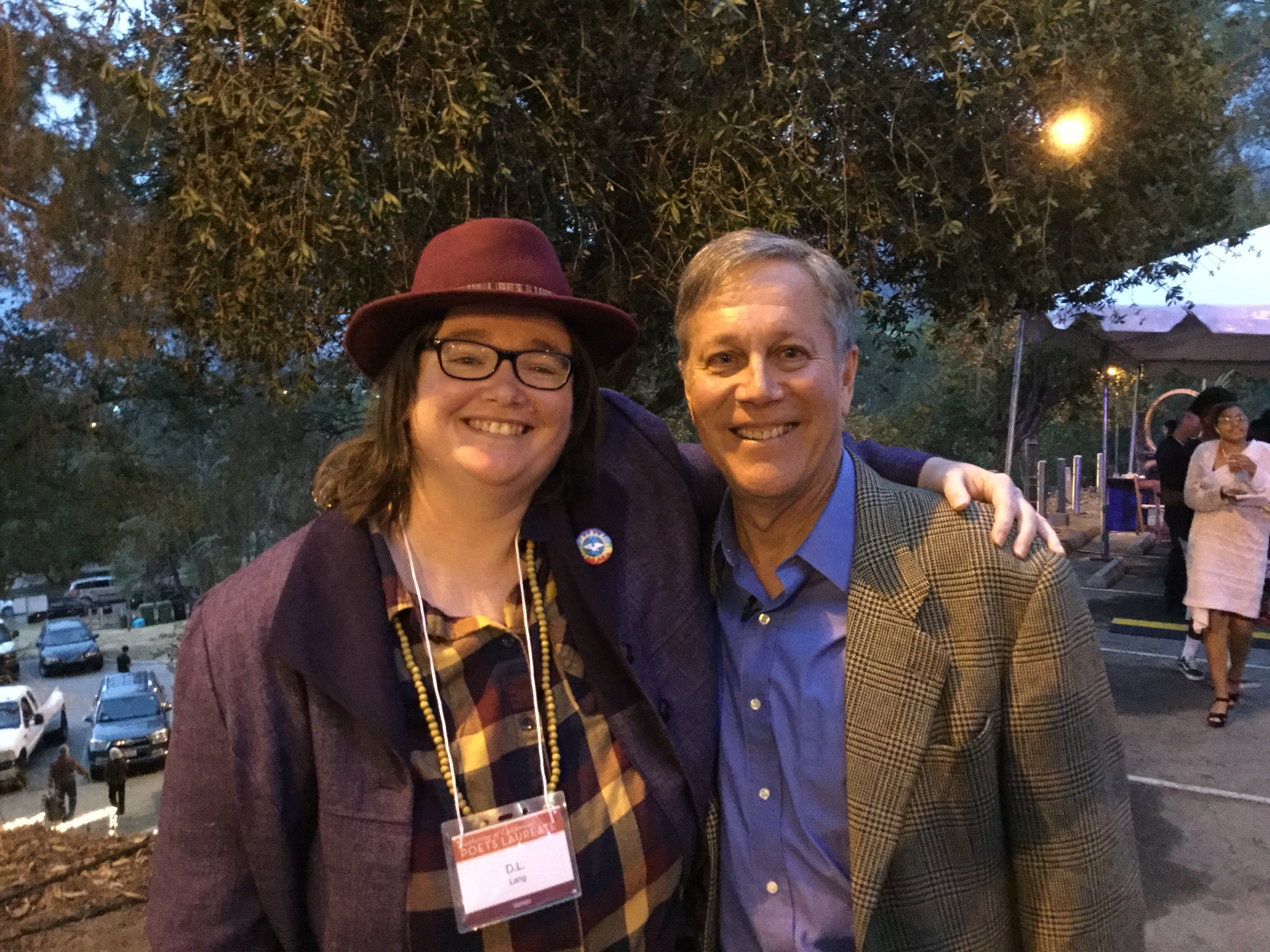 D.L. Lang and Dana Gioia